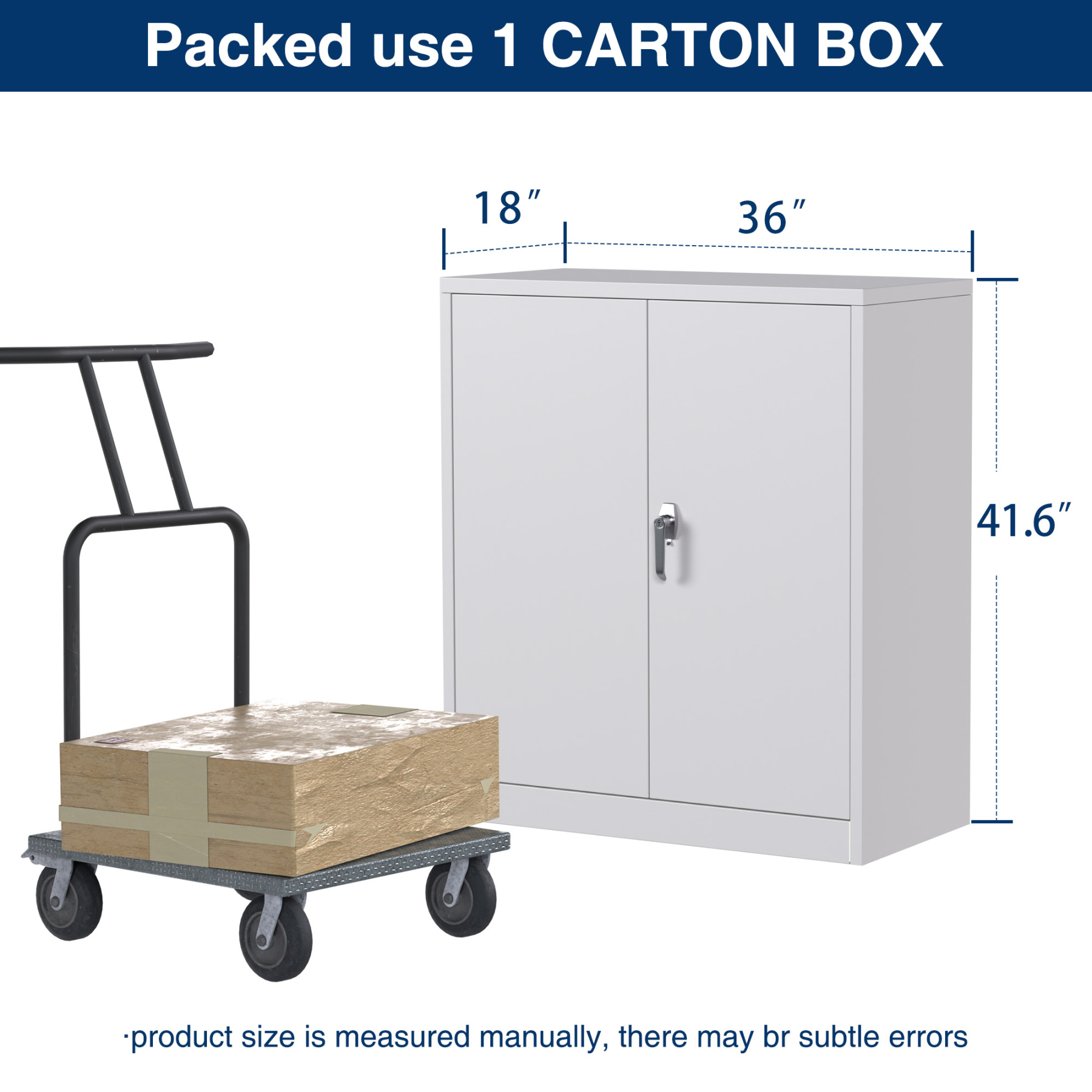 2 Door Industrial Garage Storage Cabinet