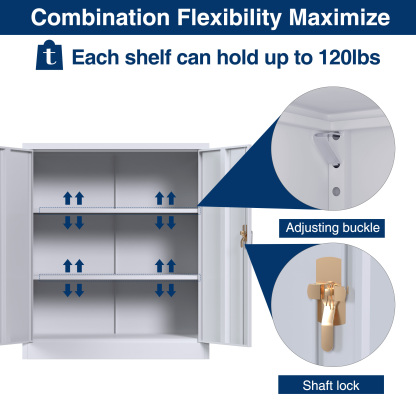 2 Door Industrial Garage Storage Cabinet