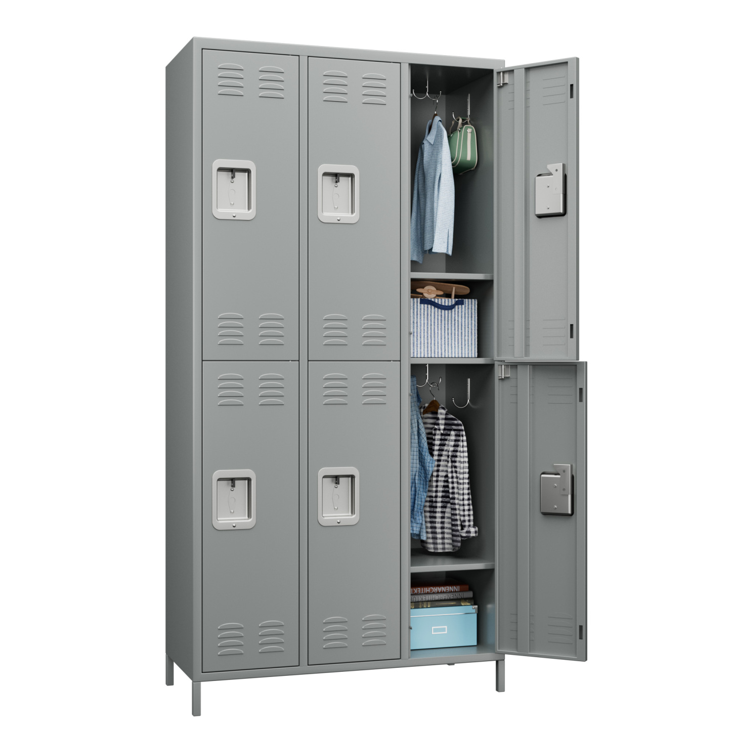 Metal Lockers For Employees With Lock