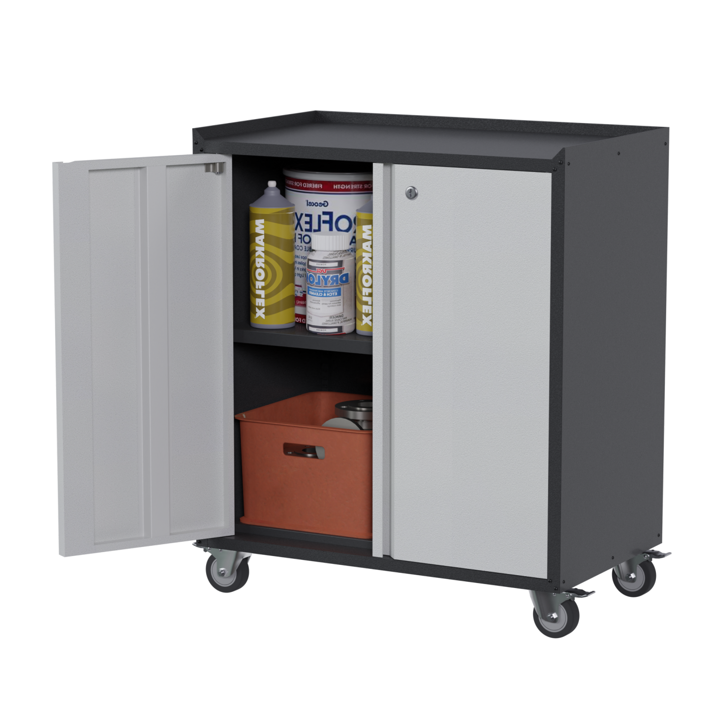 Garage Storage Cabinet with Wheels