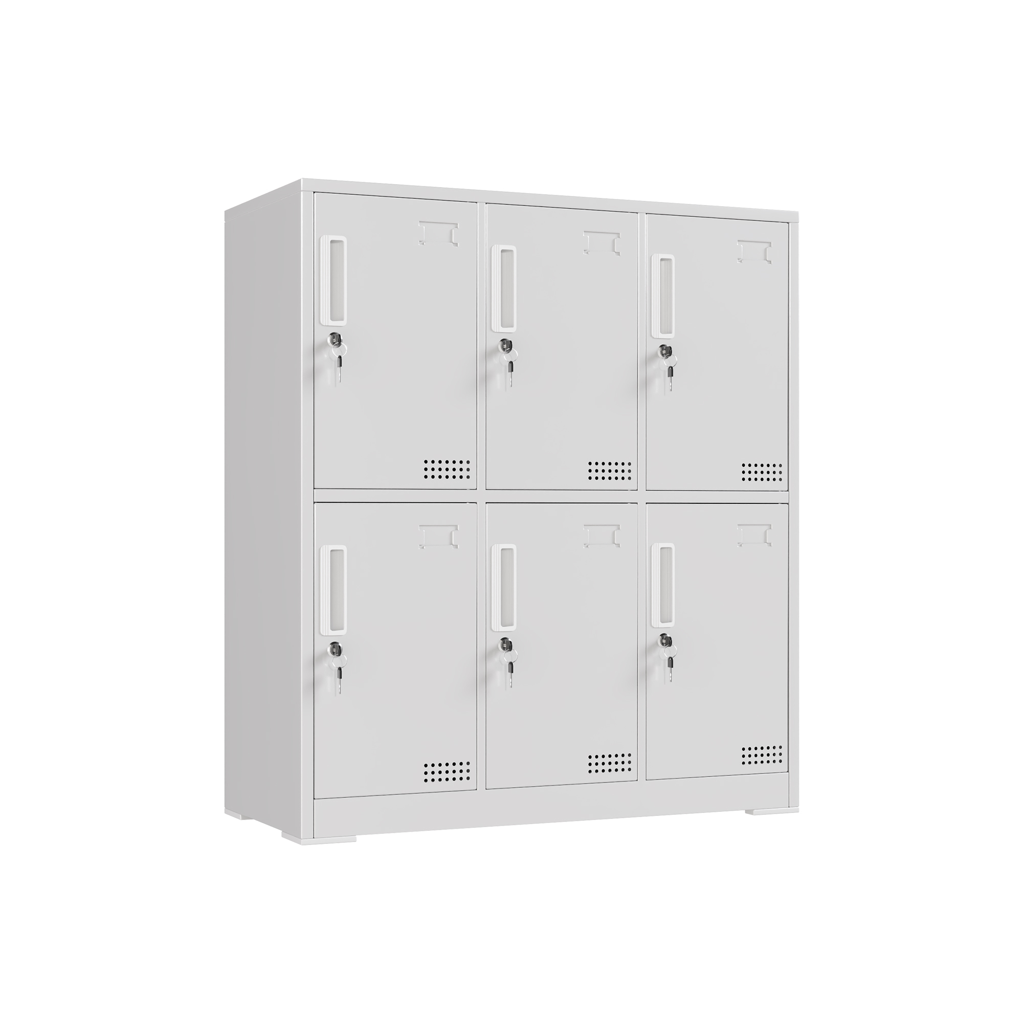 Steel Storage Cabinet Metal Storage Cabinet Storage Locker with Lock Doors for Office School
