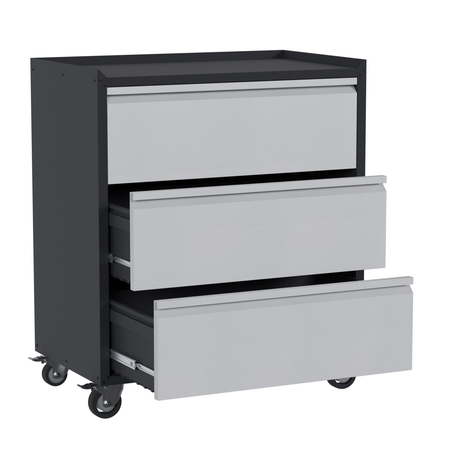 3 Drawer Metal Rolling Garage Storage Cabinet