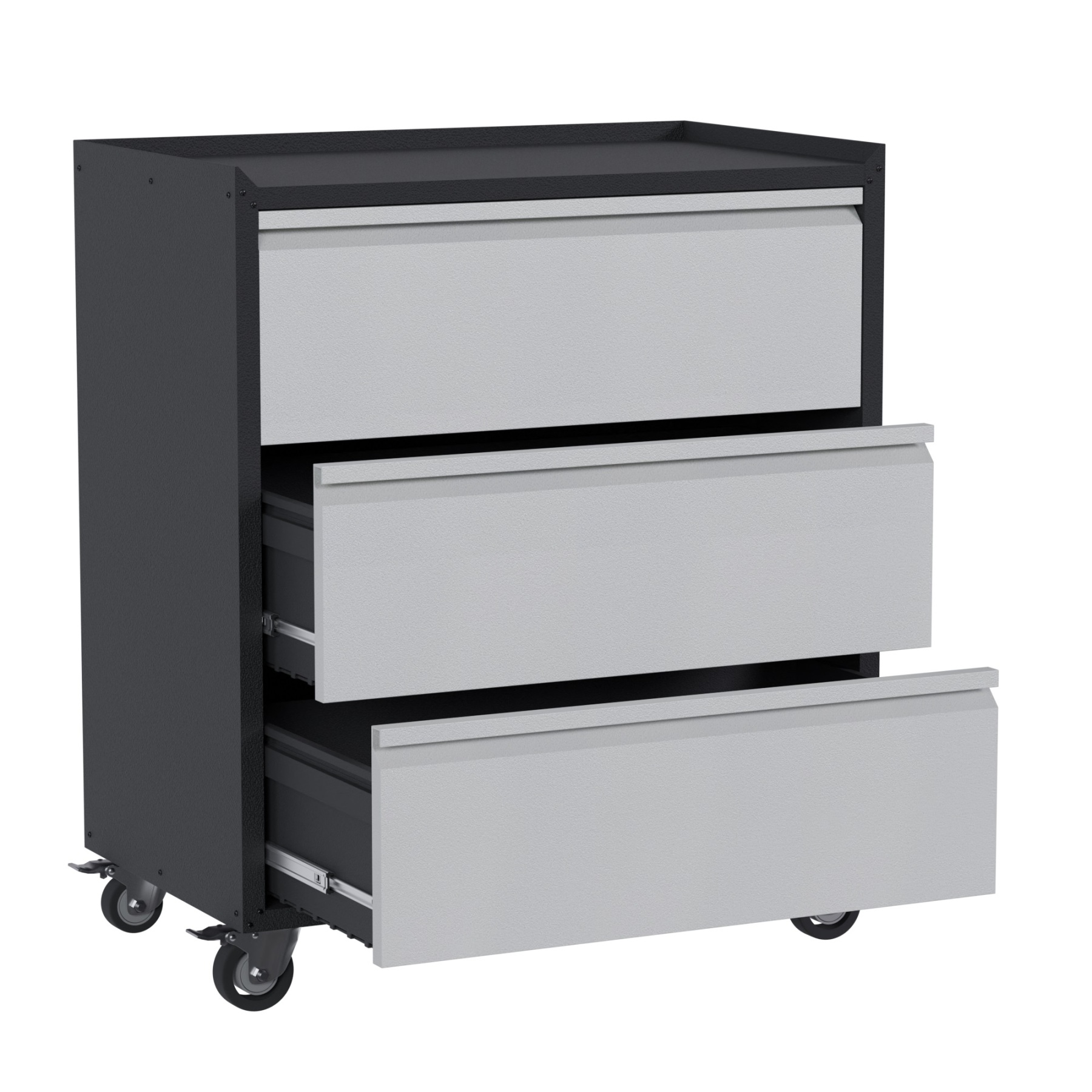 3 Drawer Metal Rolling Garage Storage Cabinet