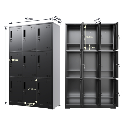 Steel Locker Metal Storage Cabinet Steel Storage Cabinet With Multiple Doors