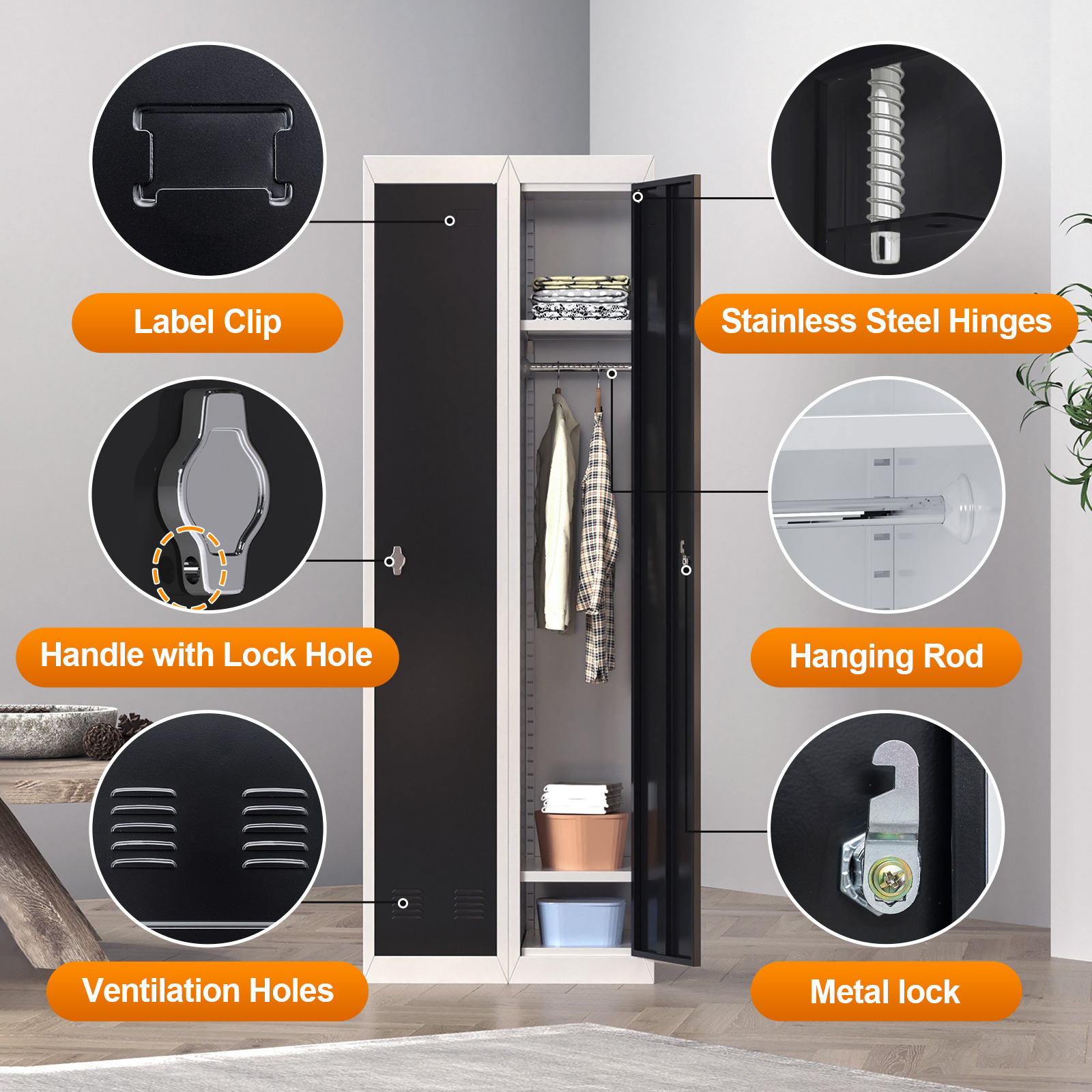 Modern Design Metal Large Storage Locker