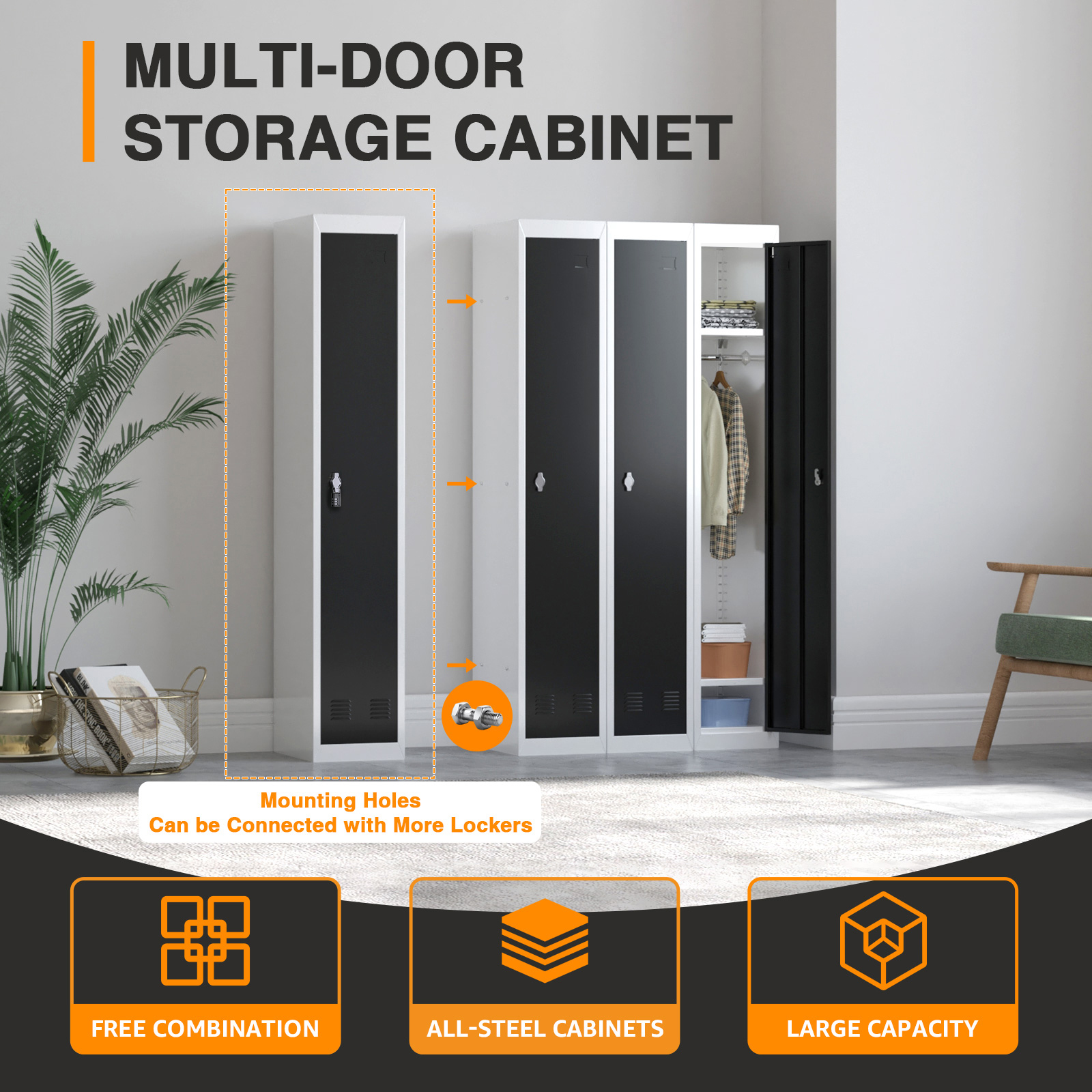 Modern Design Metal Large Storage Locker