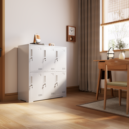 Steel Storage Cabinet Metal Storage Cabinet Storage Locker with Lock Doors for Office School
