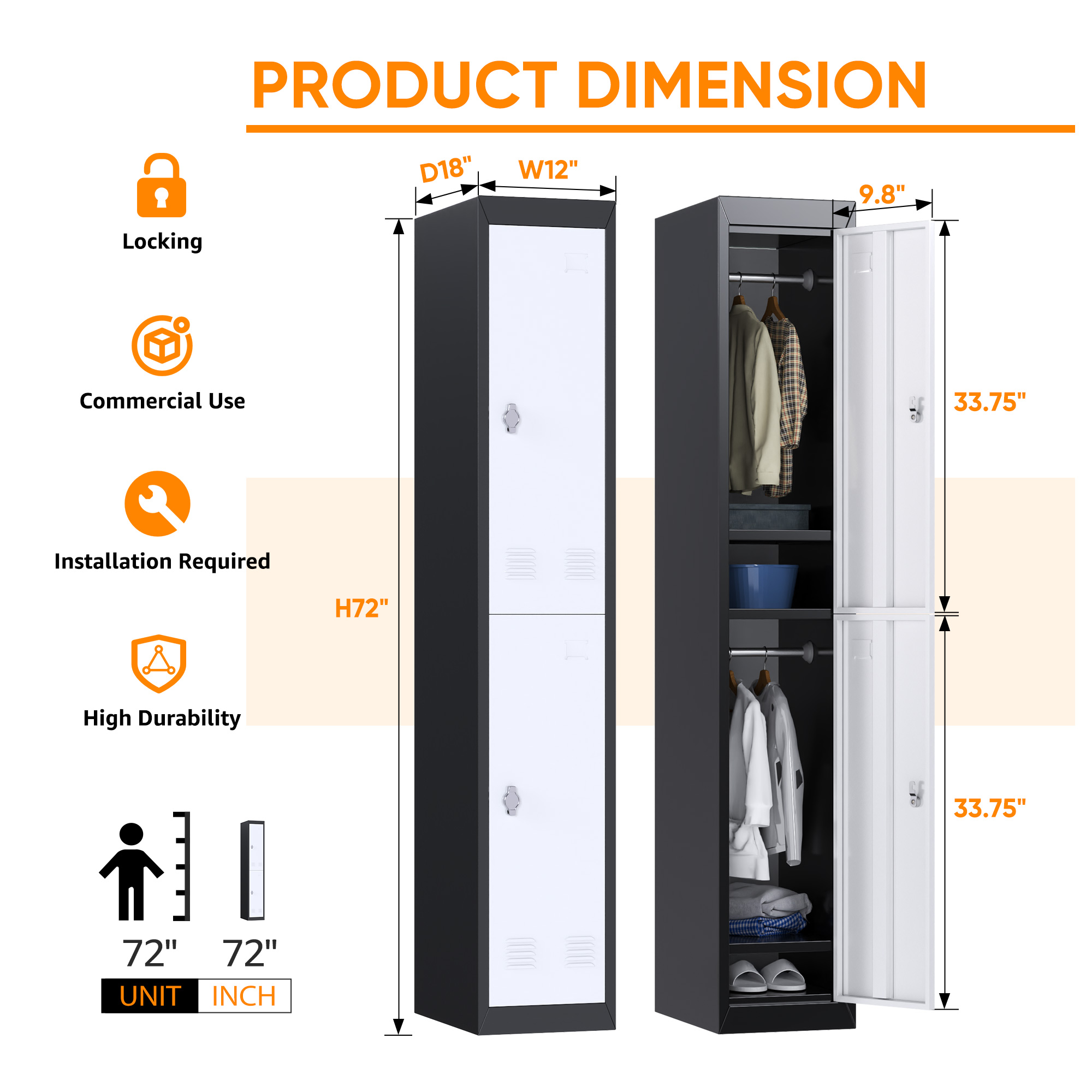 Multifunctional Used Military Metal Lockers