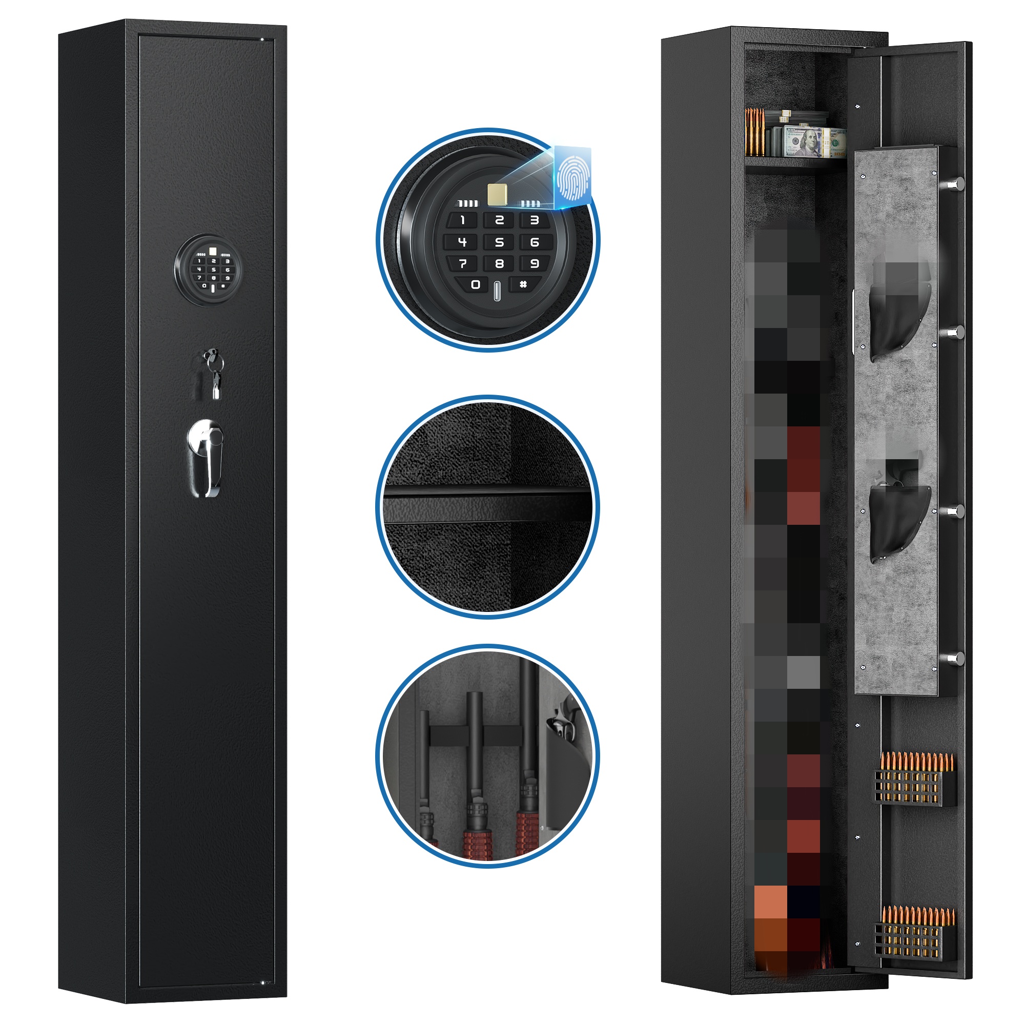 Customized Storage Gun Safe Box Electronic Keypad Safe Lock Gun