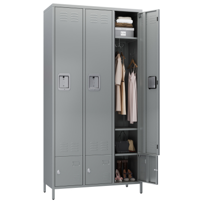 Metal Storage Locker Metal Locker Cabinet Iron Commercial Clothes Storage Metal Gym Lockers