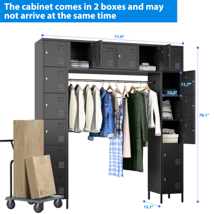 Steel Metal Storage Lockers Metal Black Lockers School Gym