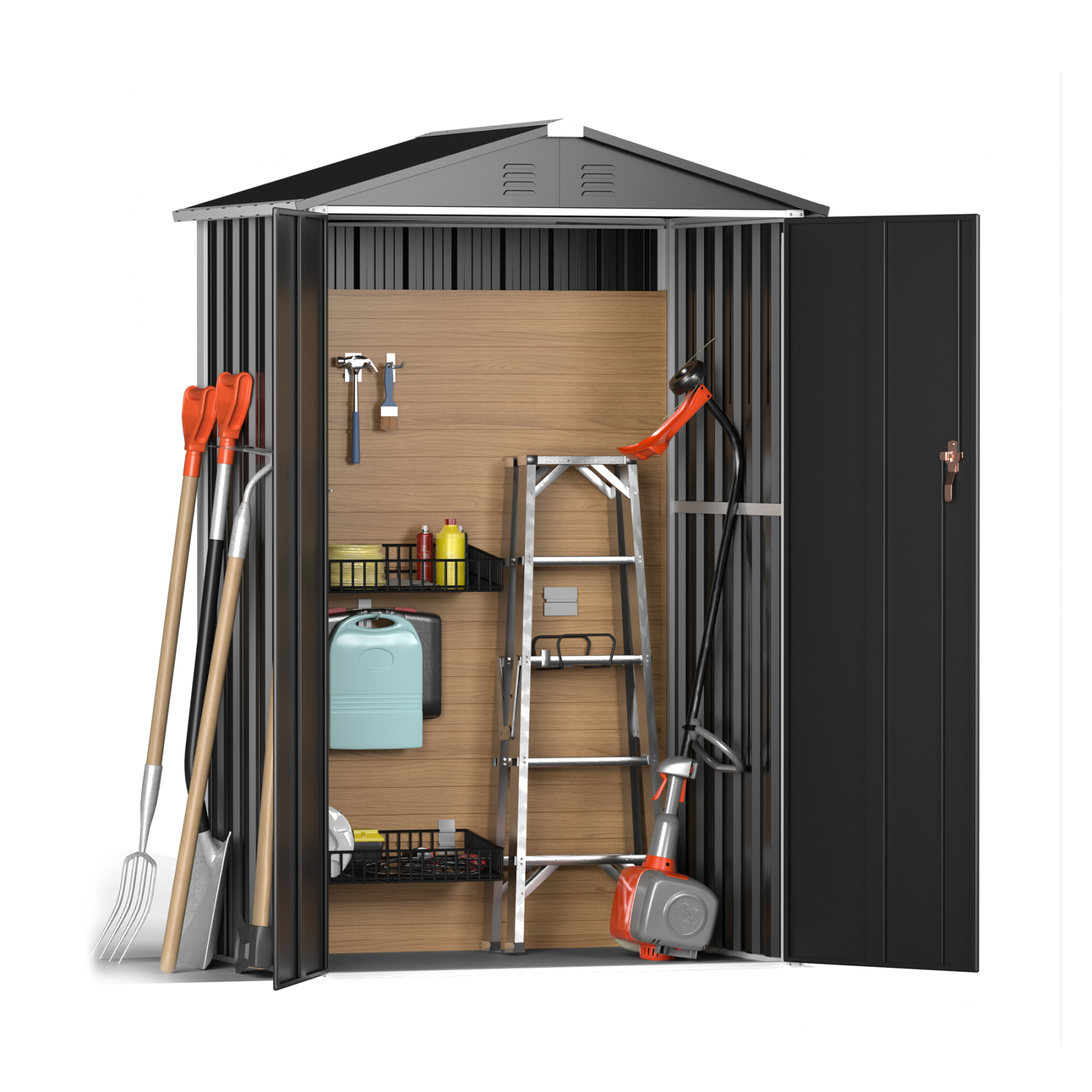 2 Door Garden Tool Shed