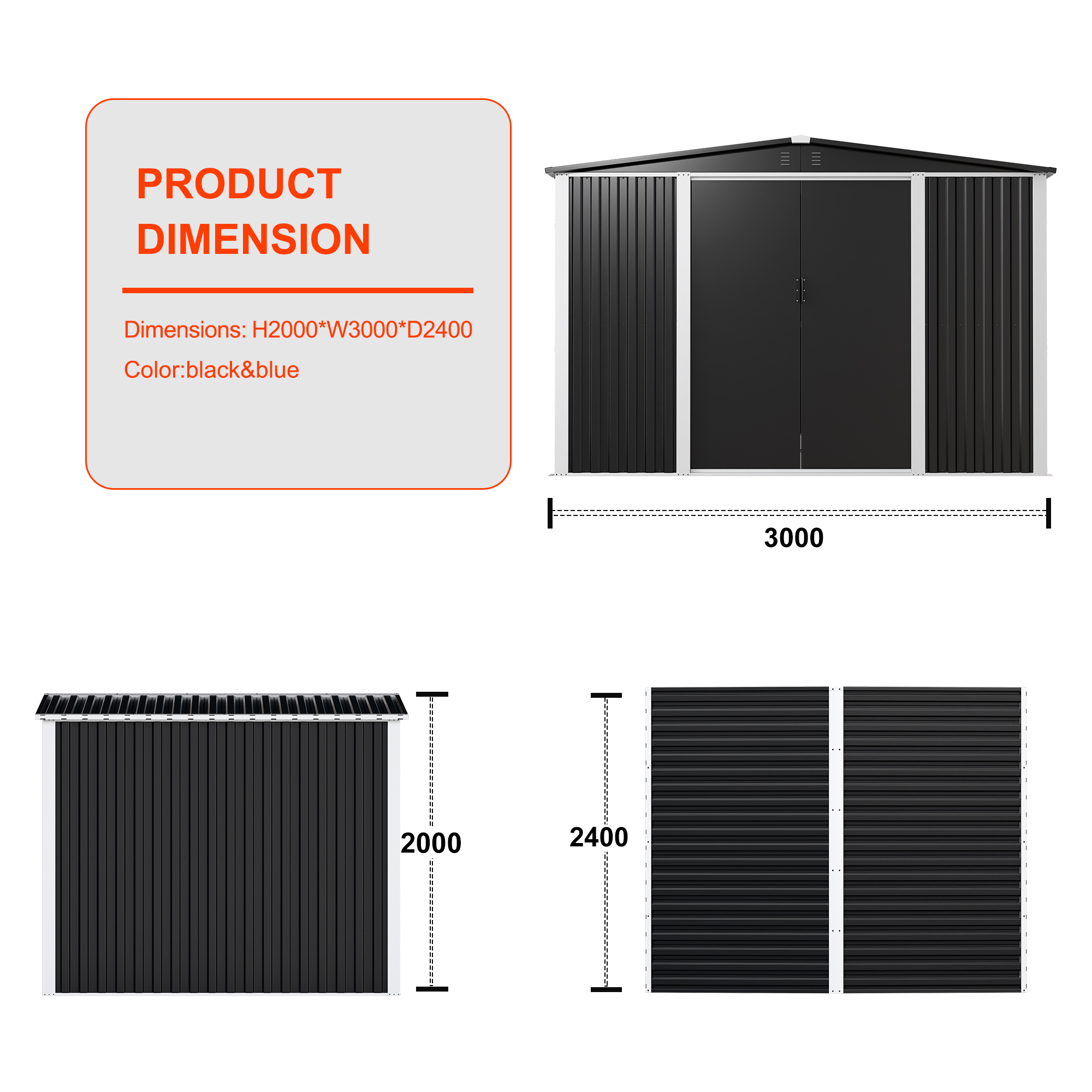 Utility Tool Shed Storage Shed