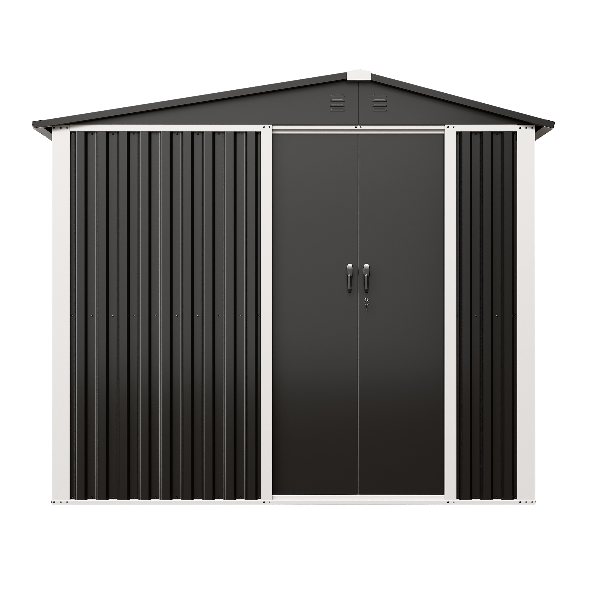 Swing Doors Outdoor Storage Shed Garden Shed House Storage Wood Materials