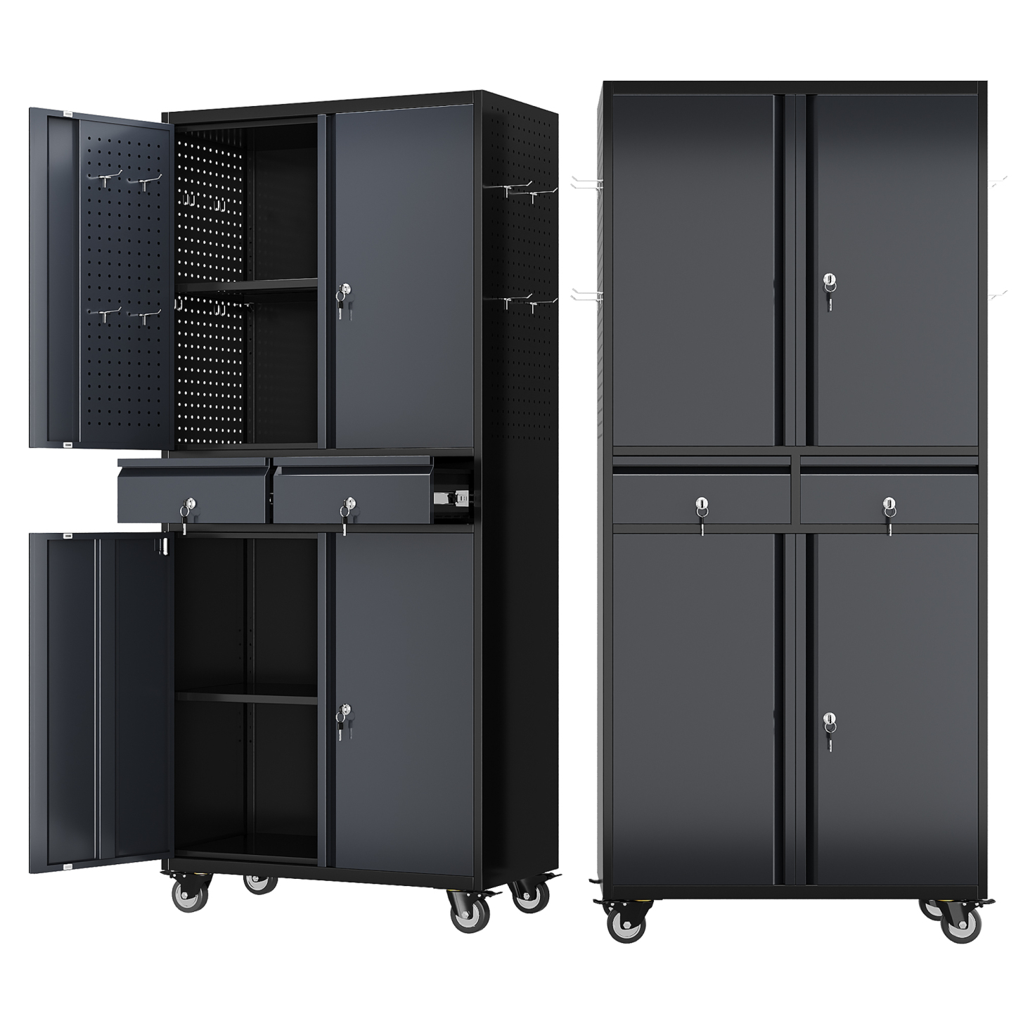 Steel Large Cabinet Storage Tool Cabinets With Drawers 