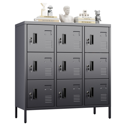 Office Steel Locker Storage Cabinet with Lockable Gym School