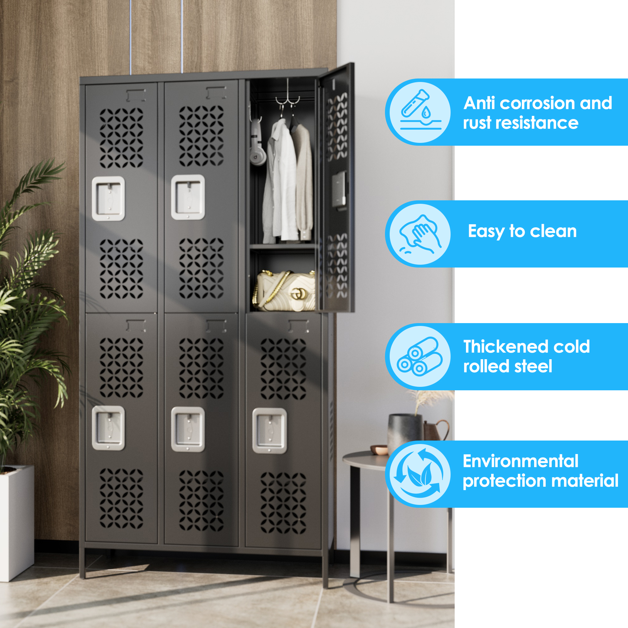 Modern Metal Locker Steel Locker Storage Locker