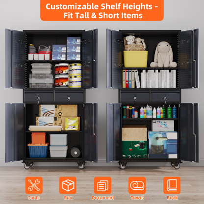 Steel Large Cabinet Storage Tool Cabinets With Drawers 