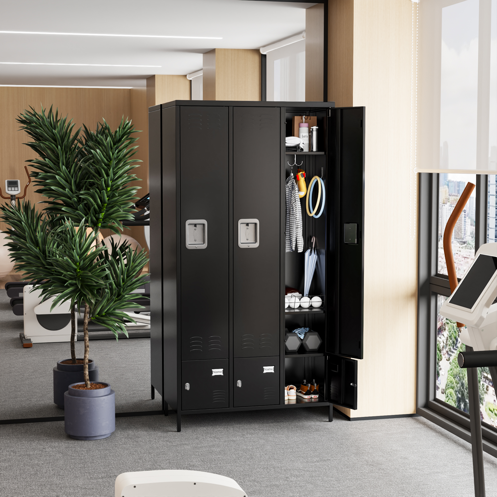 Metal Storage Locker Metal Locker Cabinet Iron Commercial Clothes Storage Metal Gym Lockers