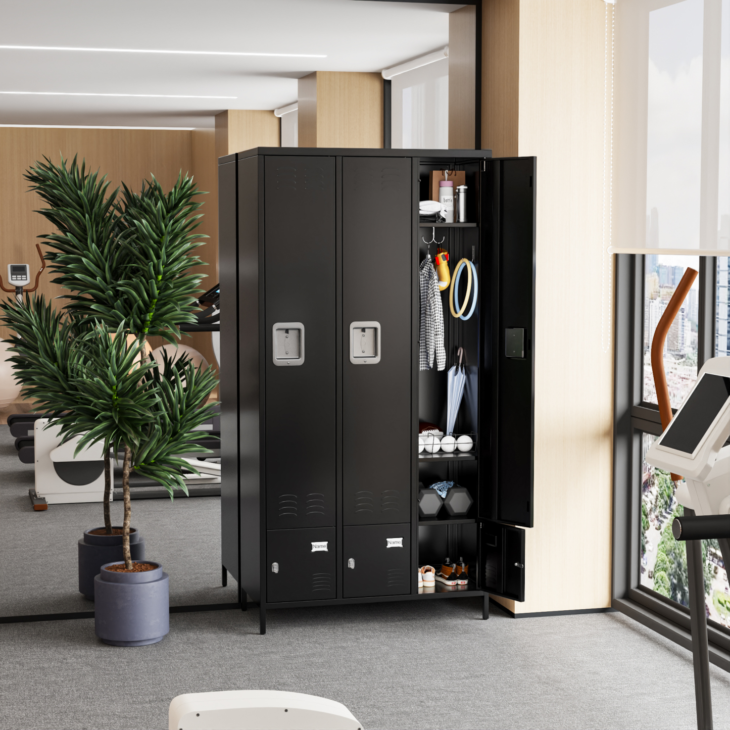 Metal Storage Locker Metal Locker Cabinet Iron Commercial Clothes Storage Metal Gym Lockers