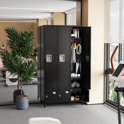 Metal Storage Locker Metal Locker Cabinet Iron Commercial Clothes Storage Metal Gym Lockers