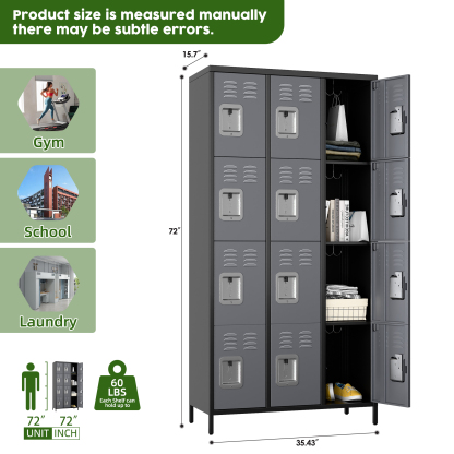 Staff Storage Locker Cabinet Steel Locker Metal Staff Worker Clothes Metal Locker 