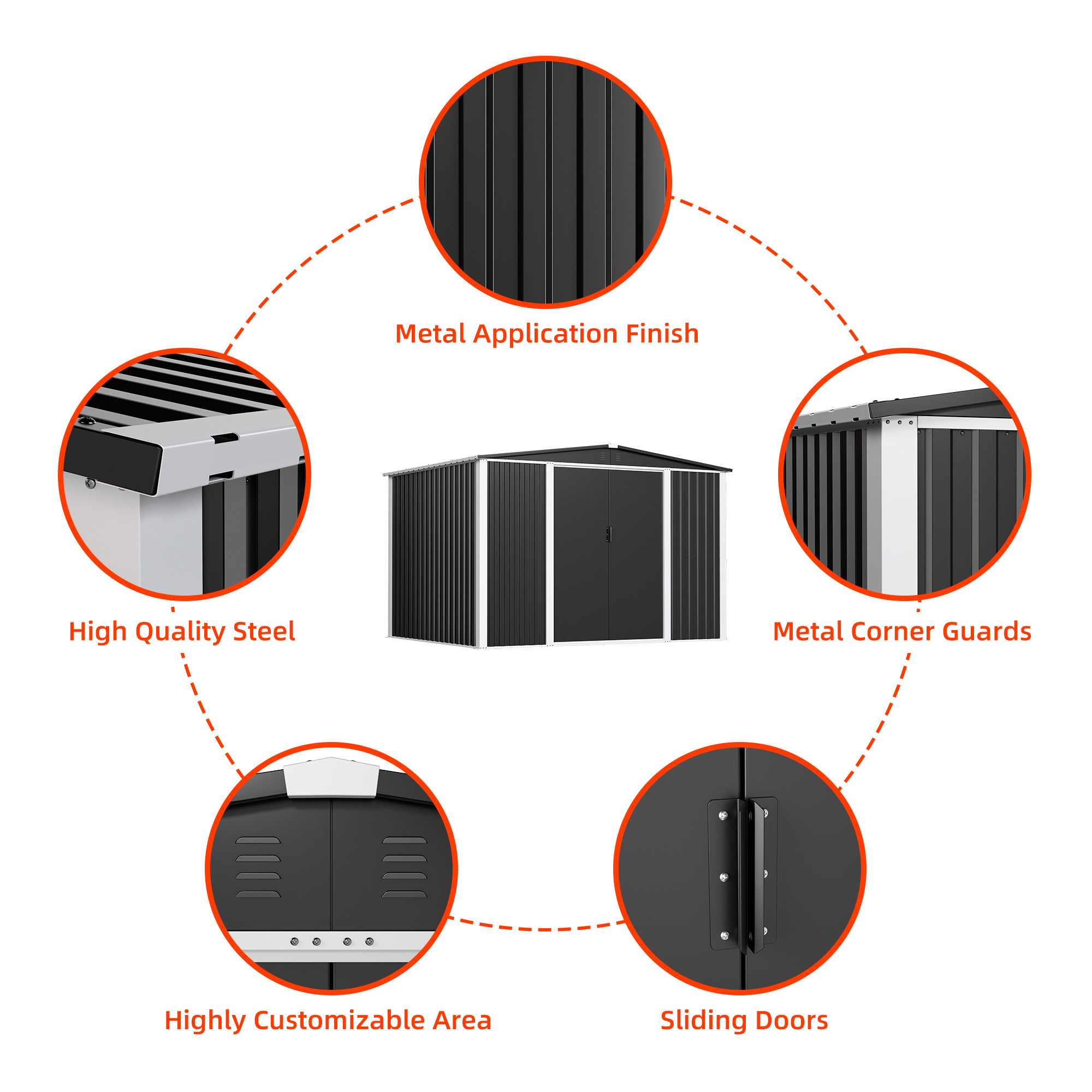 Utility Tool Shed Storage Shed
