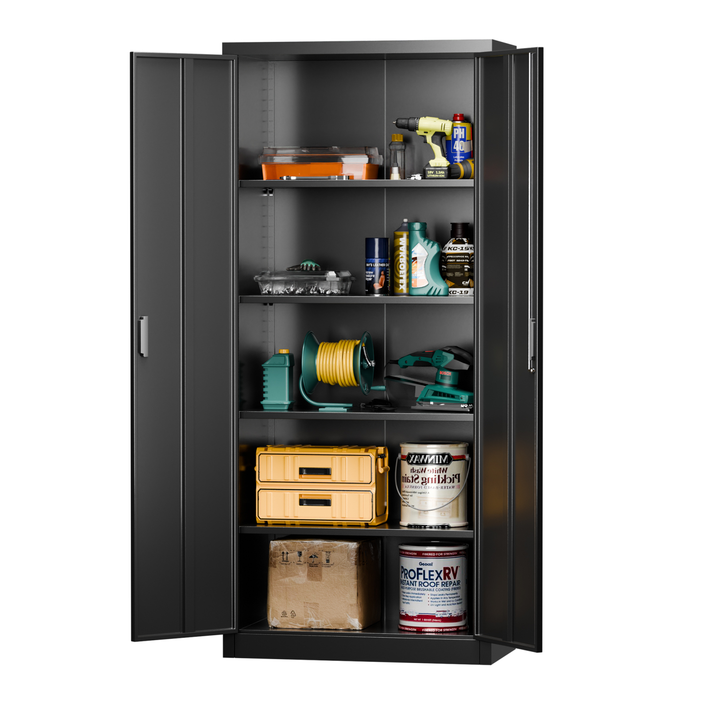 AOBABO Metal Garage Storage Cabinet
