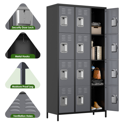 Staff Storage Locker Cabinet Steel Locker Metal Staff Worker Clothes Metal Locker 