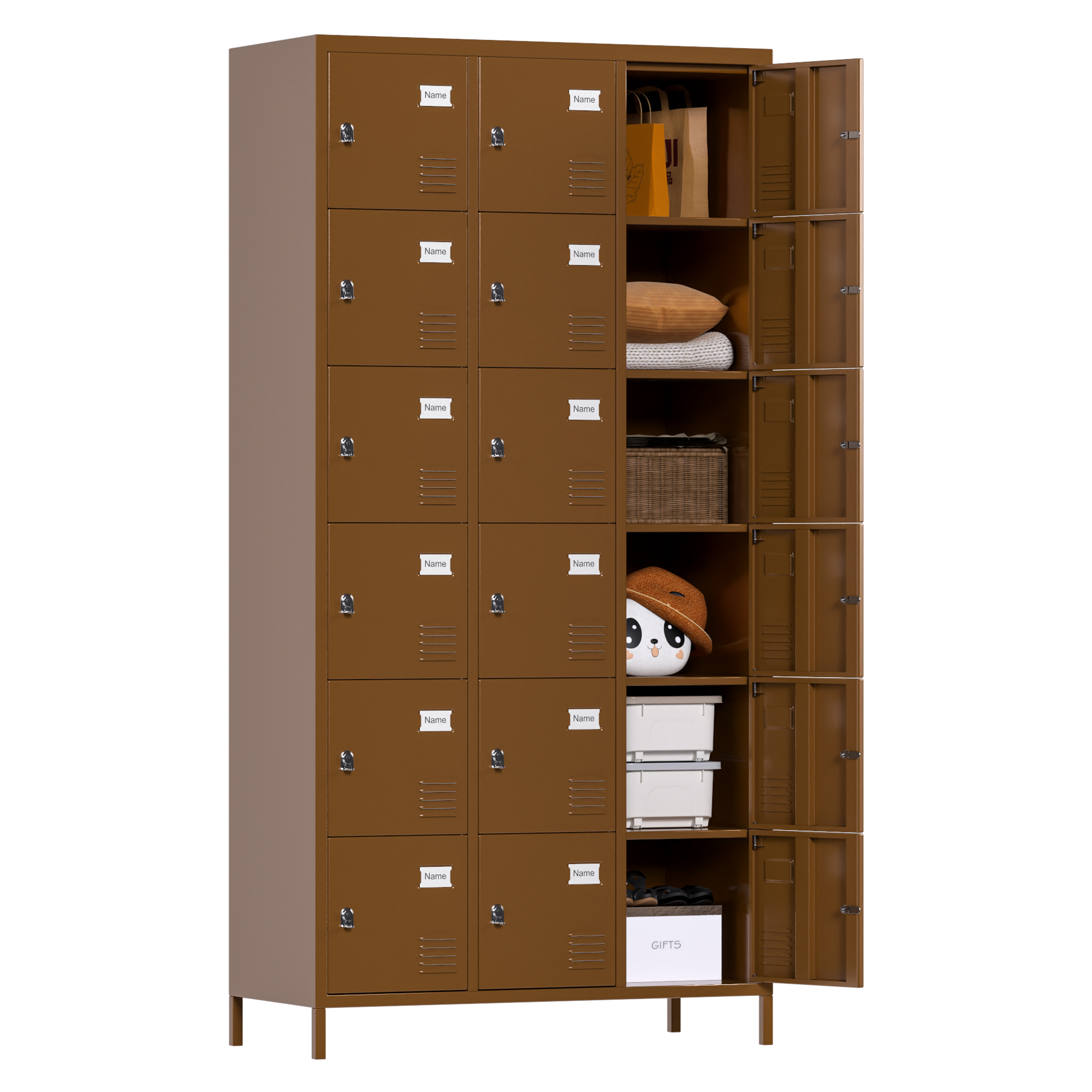 18 Door Multifunctional Metal Locker School Metal Locker Cabinet