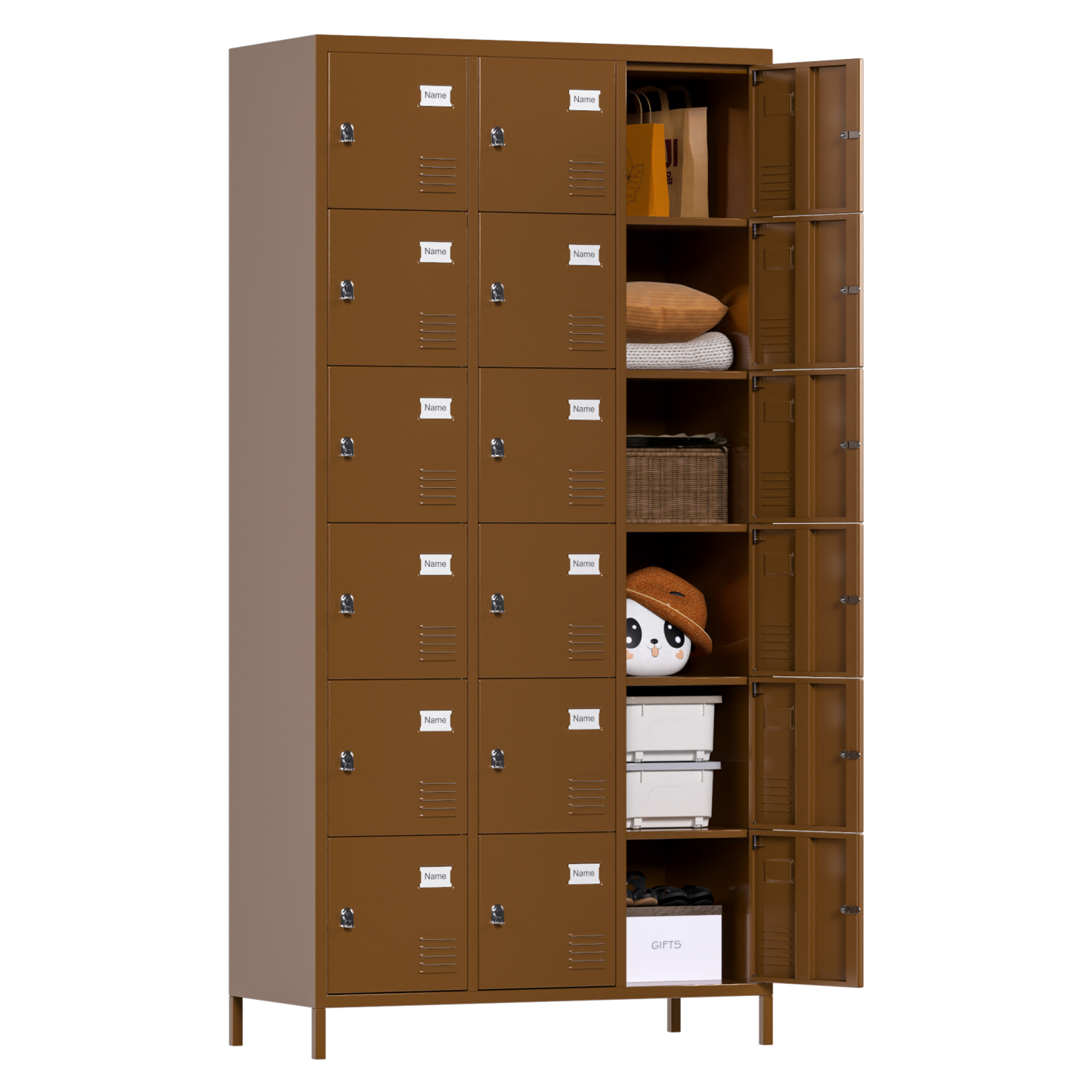 18 Door Multifunctional Metal Locker School Metal Locker Cabinet