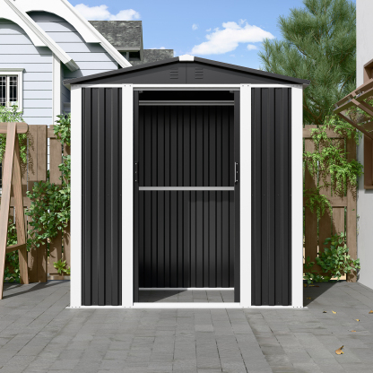Double-Sliding-Door Shed Storage Outdoor
