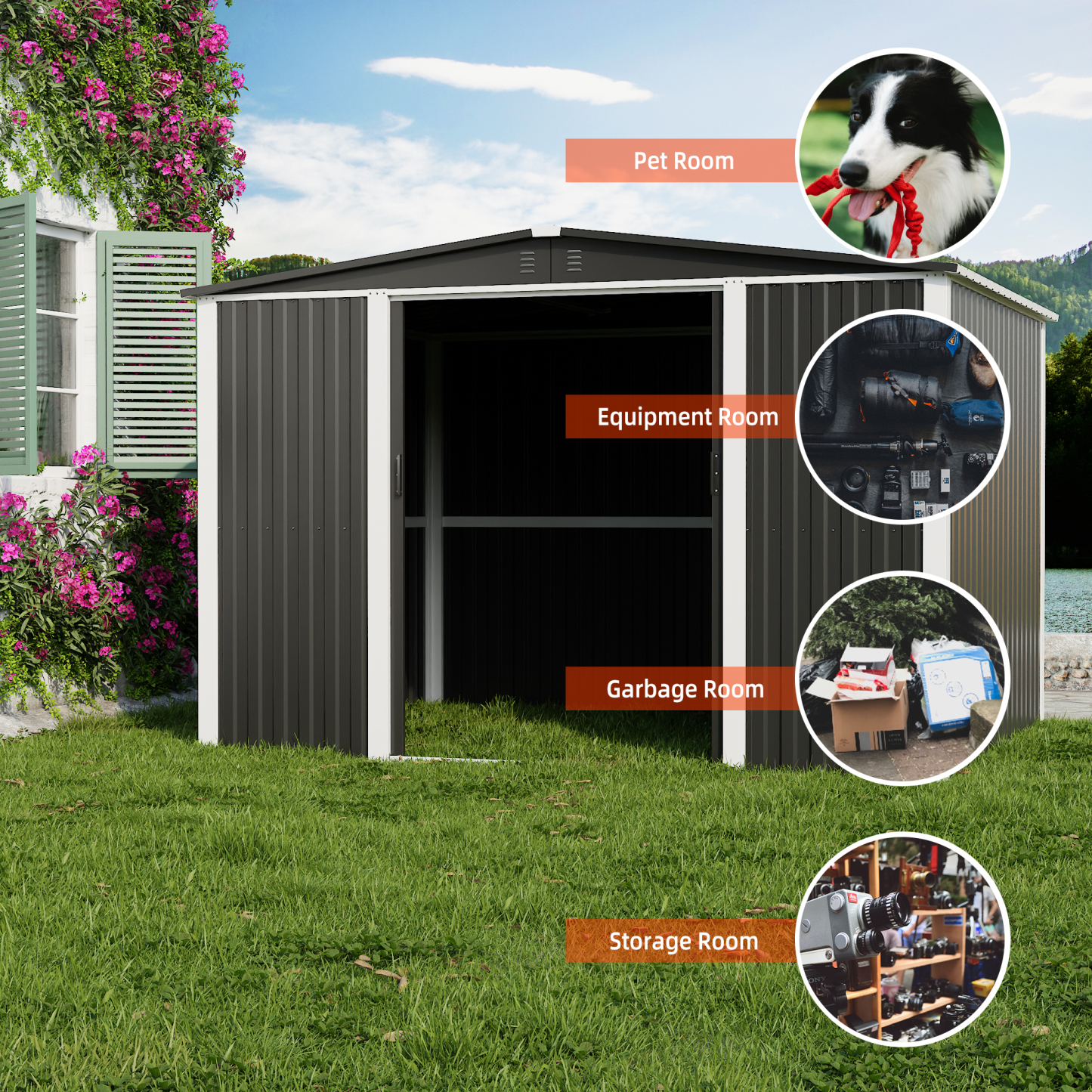 Utility Tool Shed Storage Shed