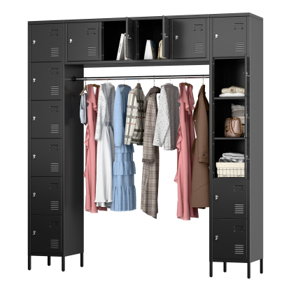 Steel Metal Storage Lockers Metal Black Lockers School Gym