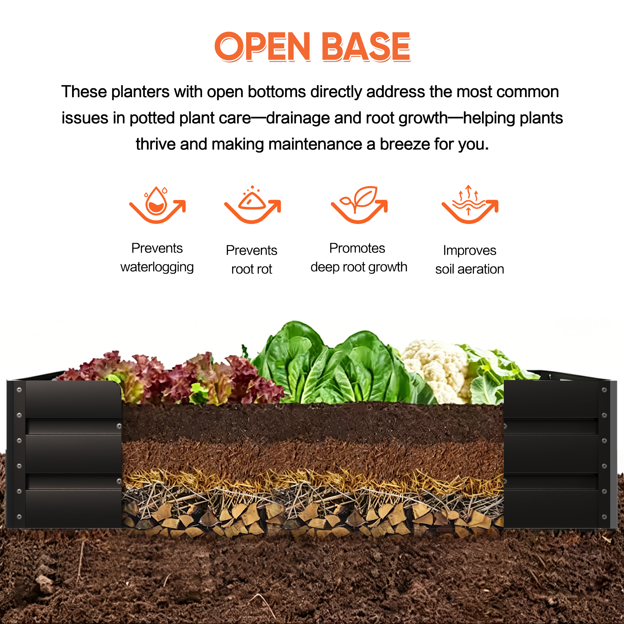 Garden Bed Garden Planter Box Outdoor Planter Box