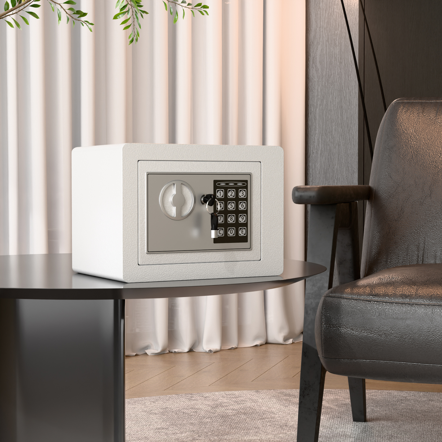 Home Hotel Combination Electronic Safes Key Lock Electronic Safe 