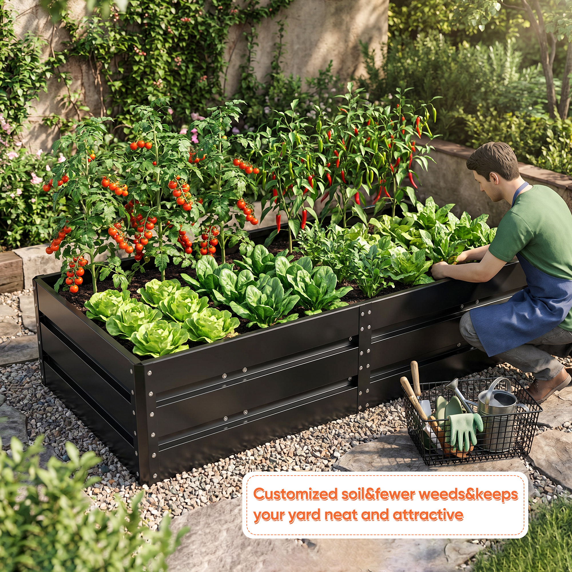 Garden Bed Garden Planter Box Outdoor Planter Box