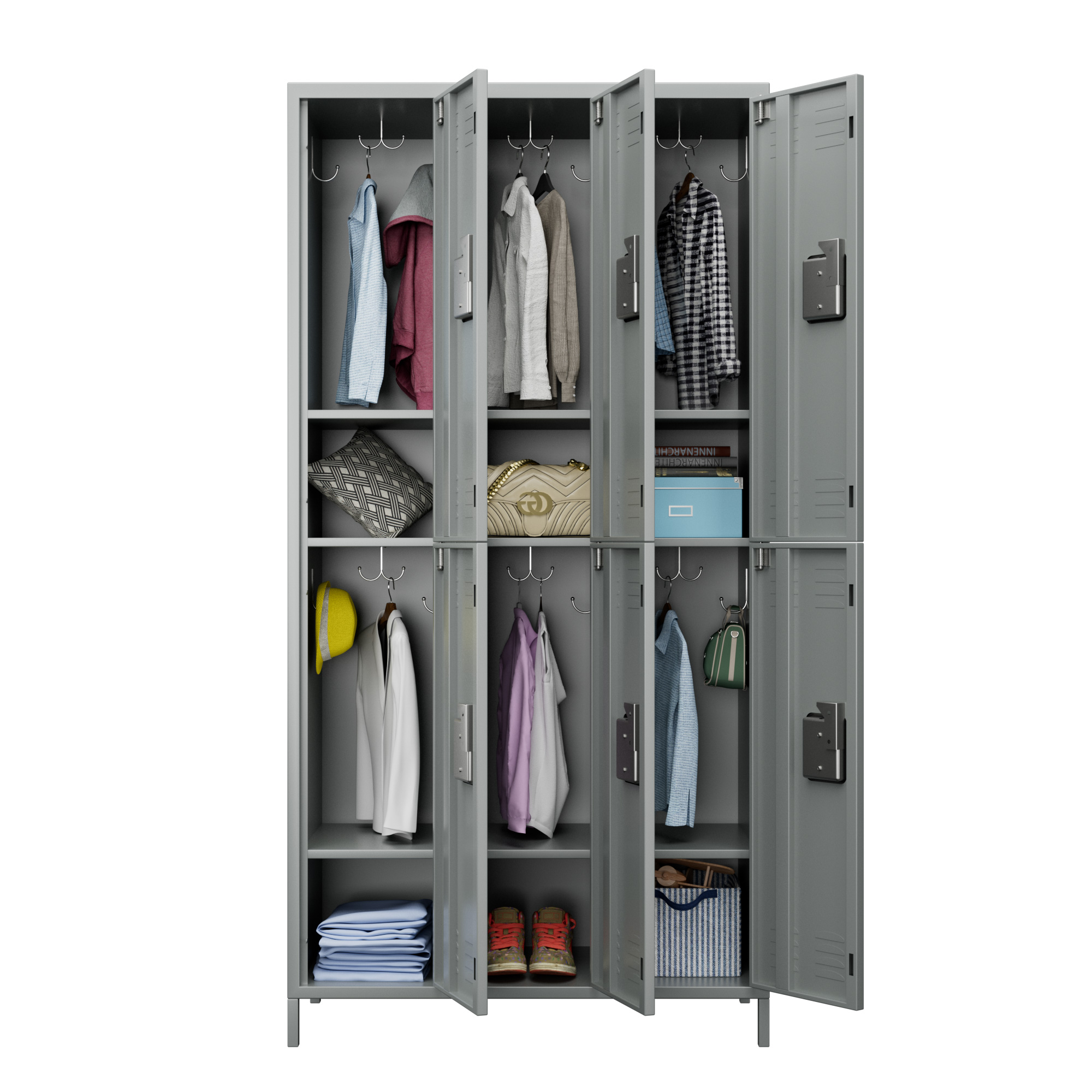Metal Lockers For Employees With Lock