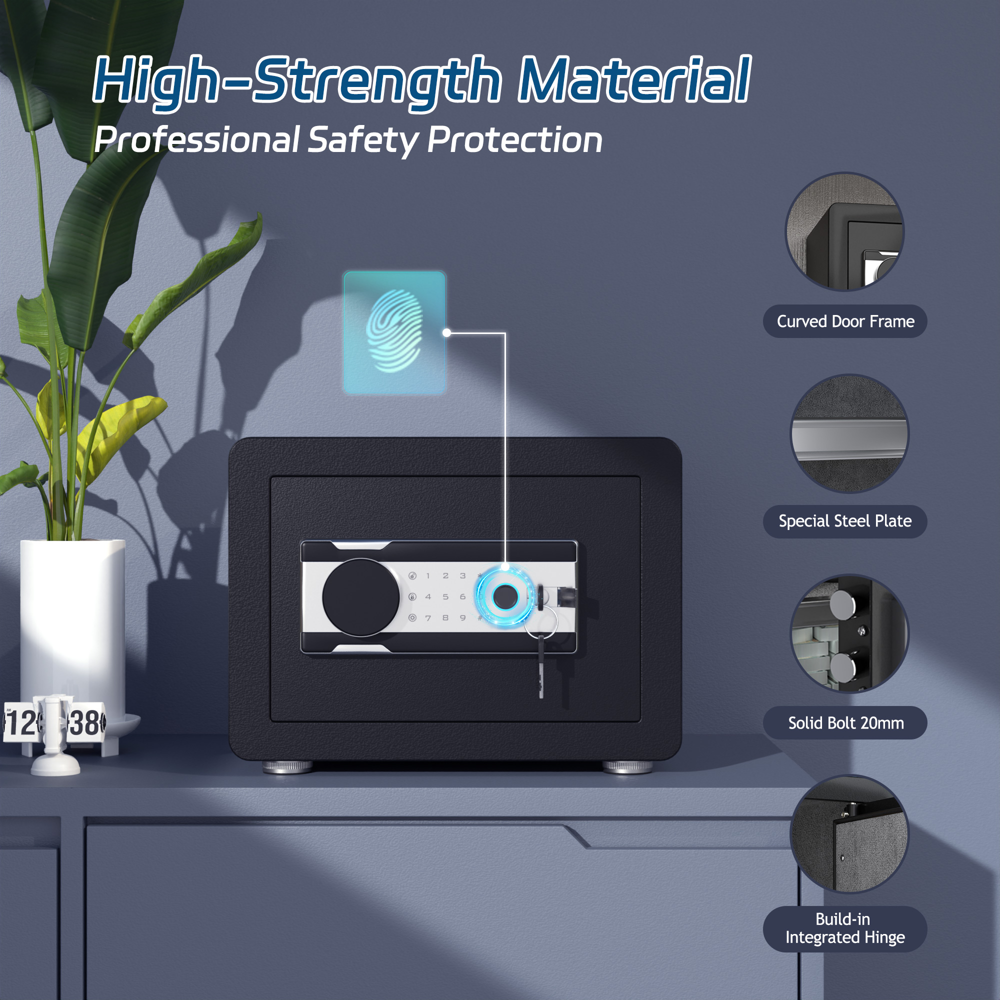 Hotel Safe Box Fireproof Security Safe Box Bedroom Password Safe Box