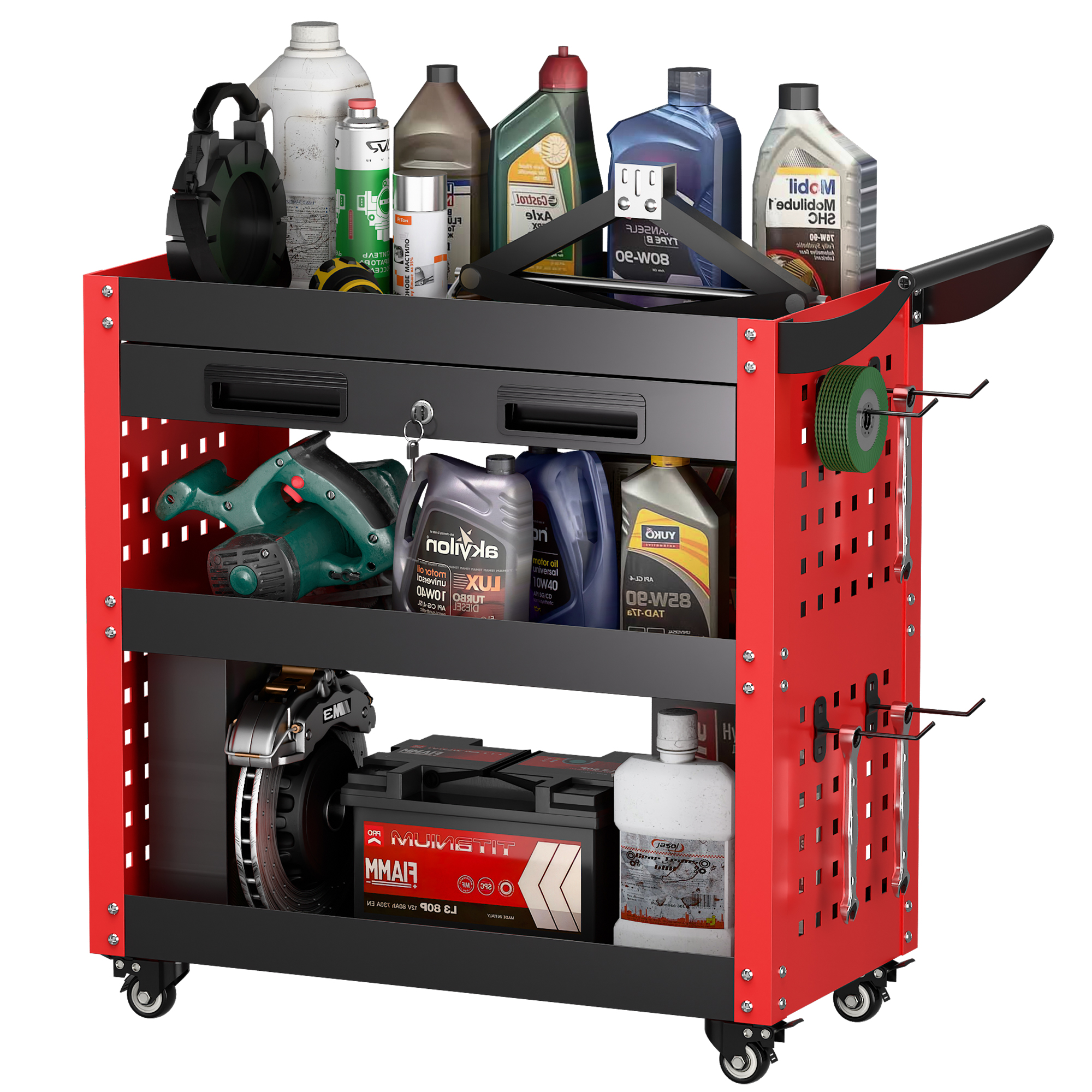 Garage Tool Cart Rolling Garage Tool Cart 