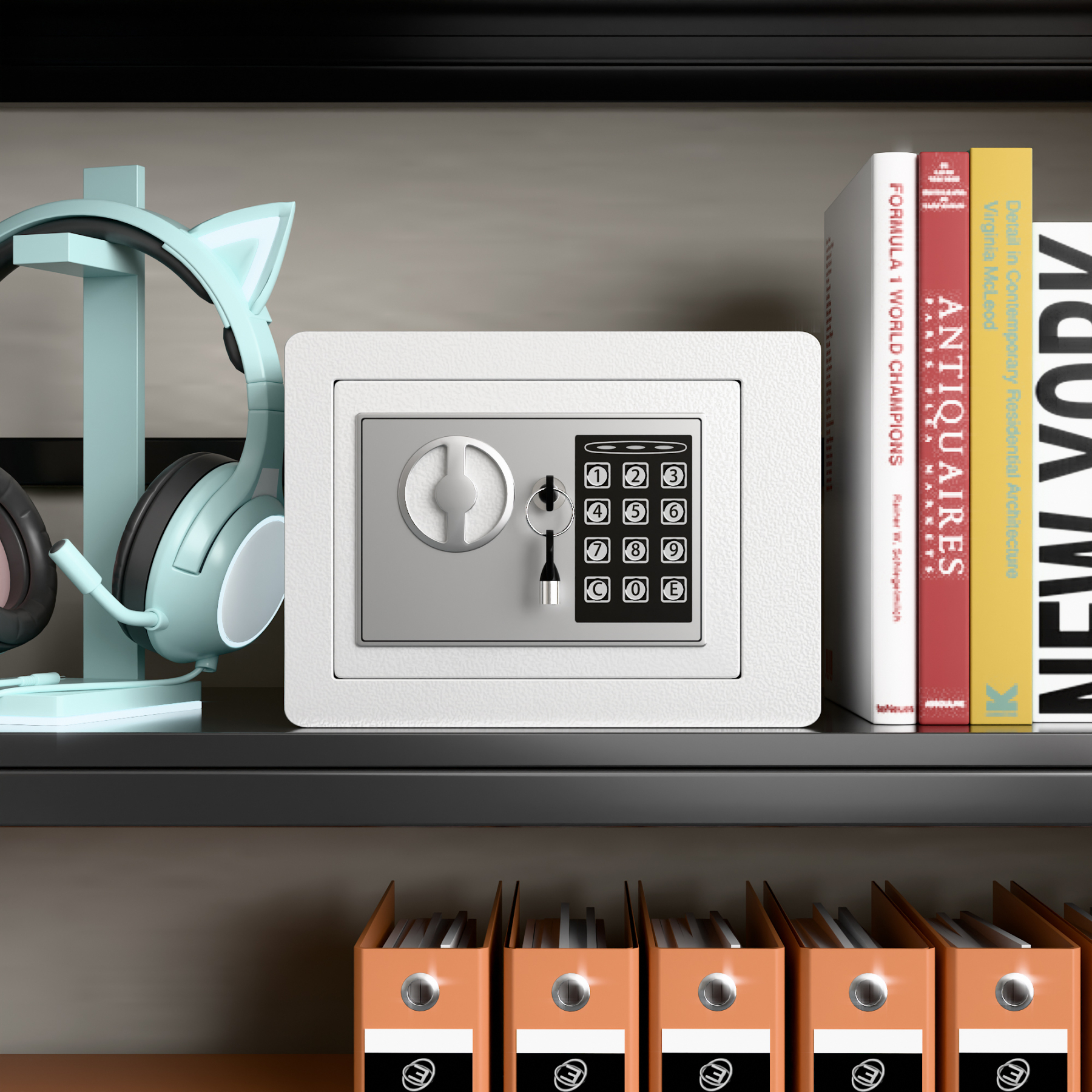 Home Hotel Combination Electronic Safes Key Lock Electronic Safe 