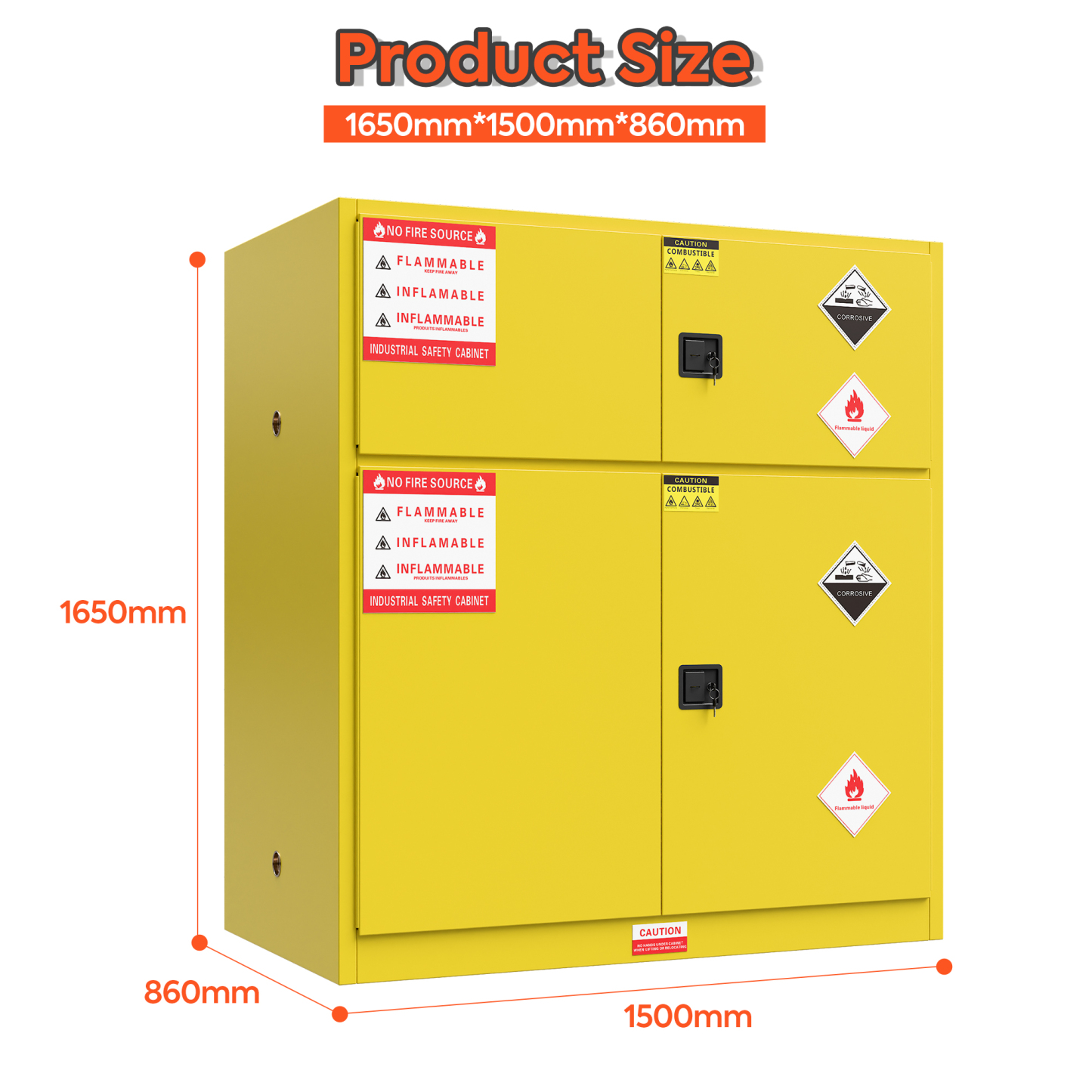 Safety Cabinet Fireproof Anti-Explosion Storage Cabinet Commercial Industrial Laboratory 