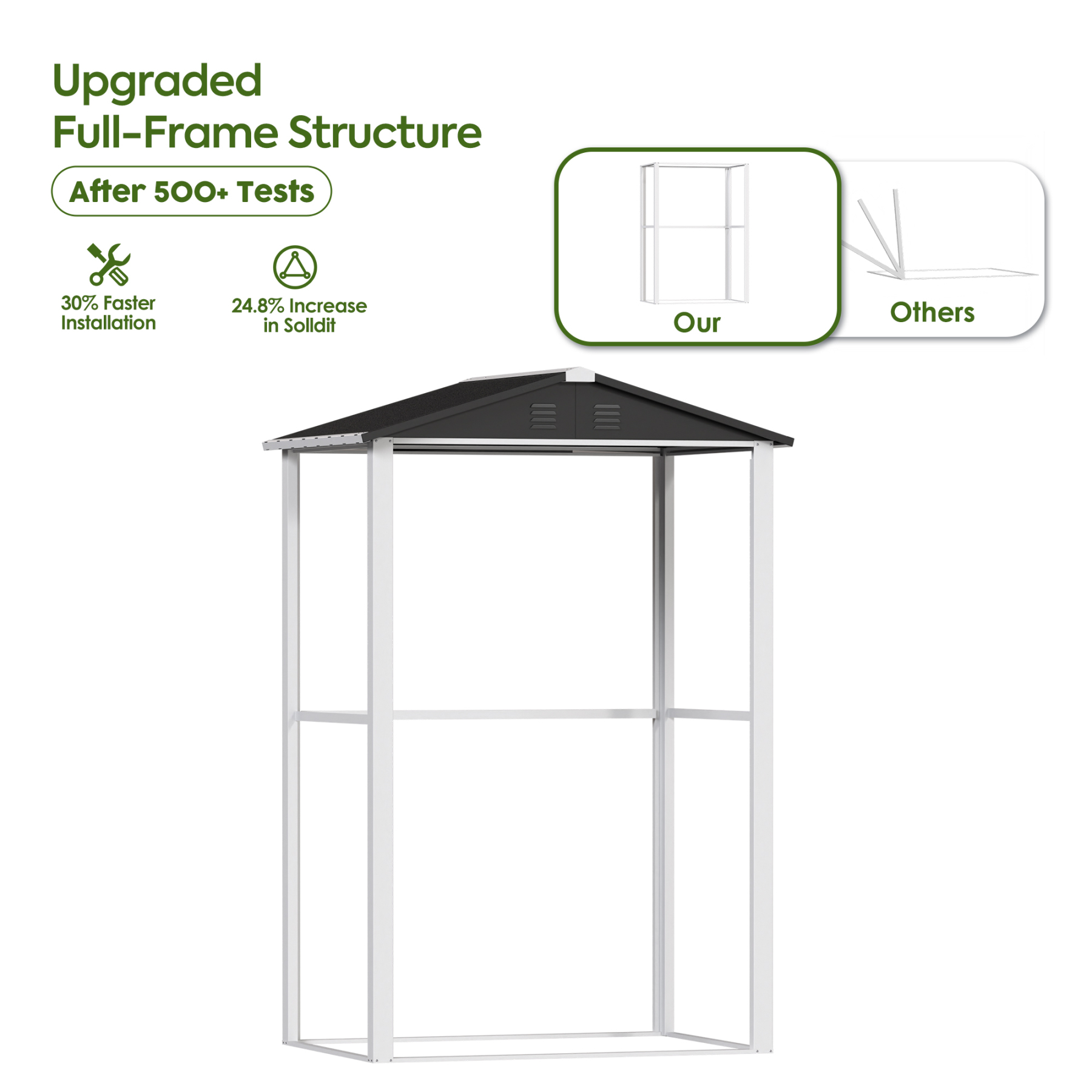 2 Door Garden Tool Shed