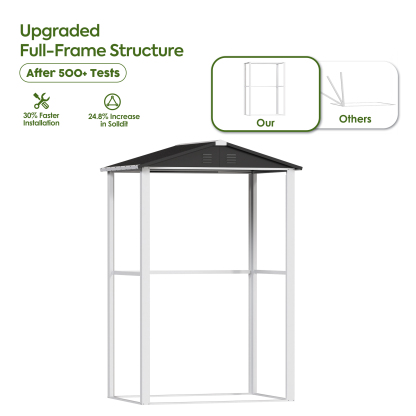 2 Door Garden Tool Shed