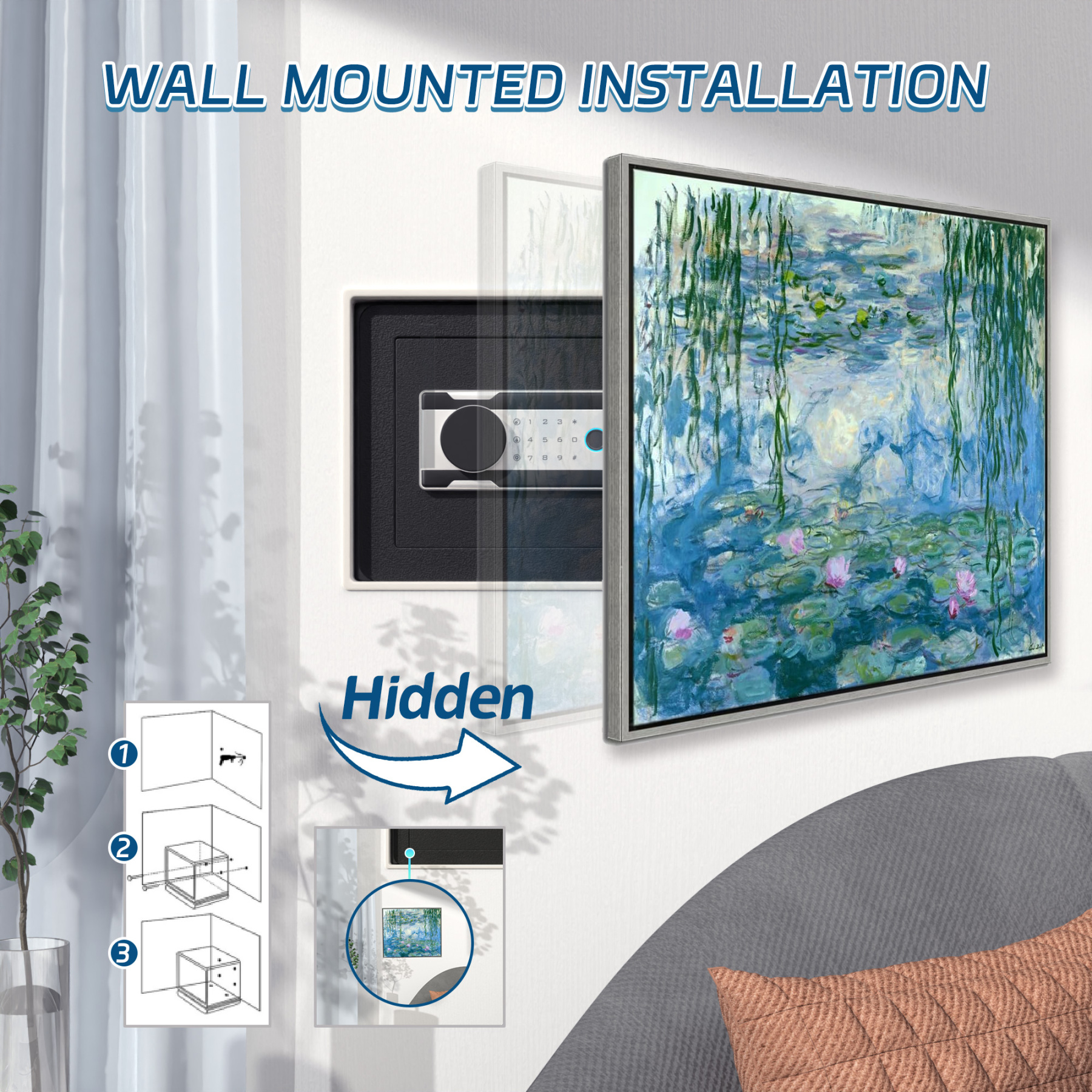 Hotel Safe Box Fireproof Security Safe Box Bedroom Password Safe Box