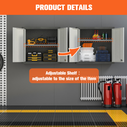 Wall Cabinet Tool Box Cabinet Metal Wall Mounted Storage Cabinet