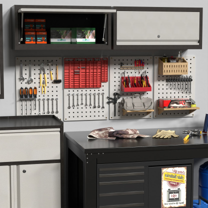 Wall Cabinet Tool Box Cabinet Metal Wall Mounted Storage Cabinet