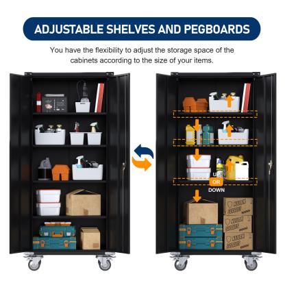 Rolling Garage Tool Cabinet Storage Metal Storage Cabinet 