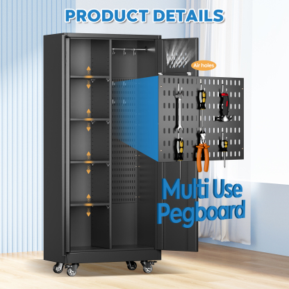 Multifunctional Garage Tool Cabinet Storage Metal Storage Cabinets Locker 