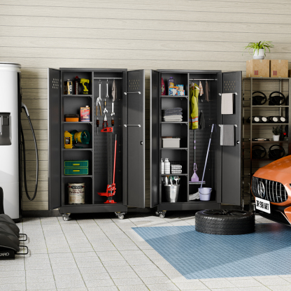 Multifunctional Garage Tool Cabinet Storage Metal Storage Cabinets Locker 